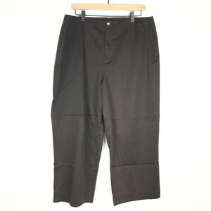 CHICOS Additions Pants Sateen River Crop Capri Minimalist Plus Size 3 / 16 NWT